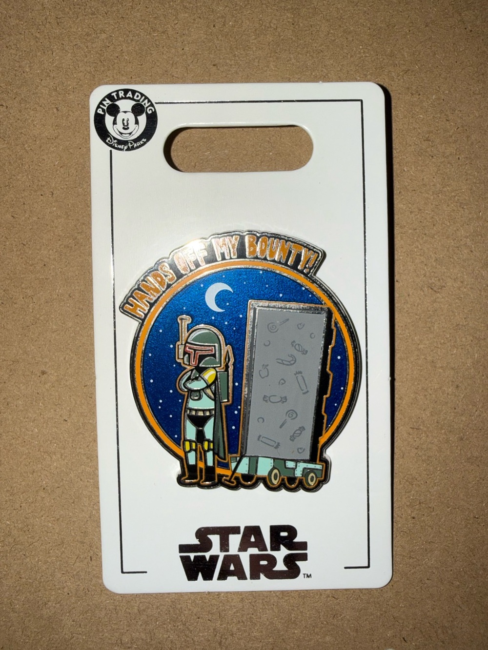 Star Wars Boba Fett Disney Trading Pin - limited halloween edition